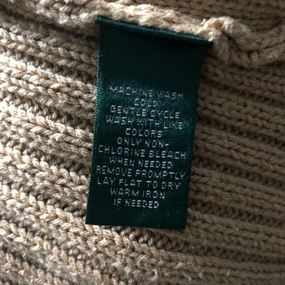 Ralph Lauren long caramel sweater - Picture 4 of 5